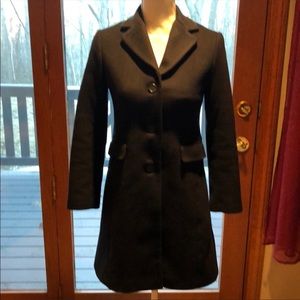 Beautiful J. CREW Black Coat